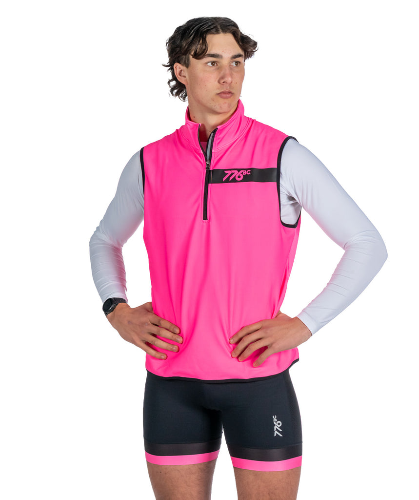 Men's Stratus Vest - Pink/Black