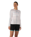 Women's Motion LS Base Layer - White/Capri