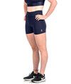 Women's Wreath Active Shorts Long - Navy