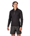 Men's Wreath Pro-Merino ¼ Zip - Black