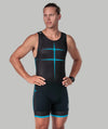 Men's Motion Pro Unisuit - Black/Neon Blue