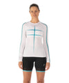 Women's Motion Pro LS Base Layer - White/Capri