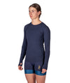 Women's Wreath Pro-Merino Crew - Navy