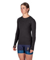 Women's Wreath Pro-Merino Crew - Black