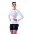 Women's Legacy LS Base Layer - White/ Heritage Pink