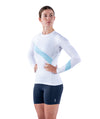 Women's Legacy LS Base Layer - White/Blue