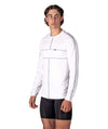 Men's Motion LS Training Base Layer - White/Navy