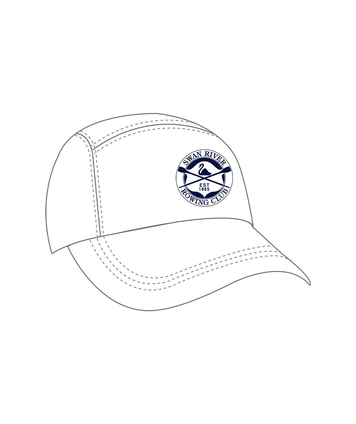 Unisex Swan River Race Cap